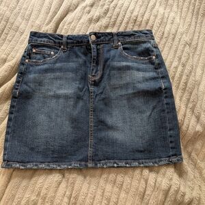 Denim Mini Skirt